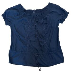 🚨 Tommy Hilfiger Blue Women Blouse. Size XL